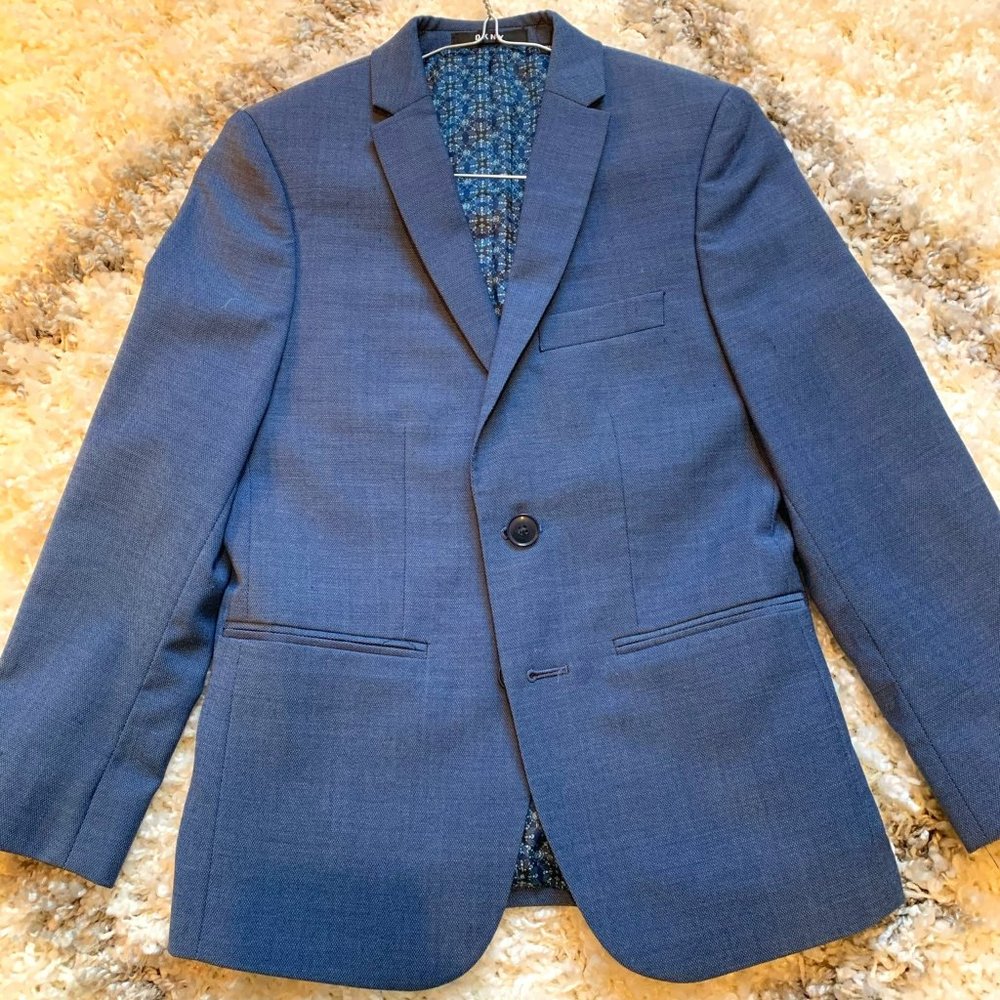 DKNY Boy's Suit Jacket & Pants. Slim fit, size 10.